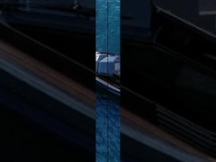 Painel solar flexível em iate