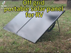 IBC PANEL SOLAR PORTÁVEL PANEL SOLAR PÁRIO FOLDABLE para quatro rodas