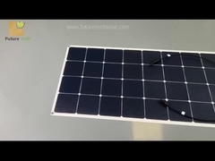 Painel solar fotovoltaico flexível multifuncional 12V 24V 110W para carro casa barco