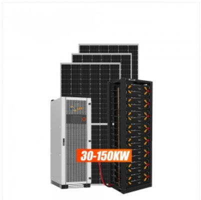 30KW 50KW 100KW Off Grid/Hybrid Solar Power System para Comercial e Industrial
