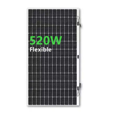 520W painel solar fotovoltaico flexível de filme fino rolante para reboque de caminhão