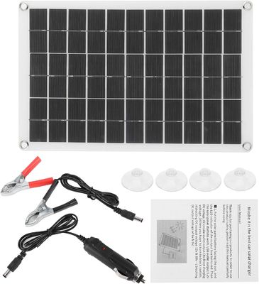 Painel Solar Portátil Leve Célula Monocristalina 100W 12/24V Saída USB