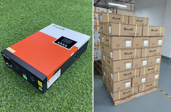Home Off Grid Painéis solares policristalinos com inversores 5,5KW com laranja