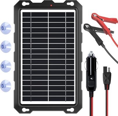 10W 12V Bateria solar Trickle Carregador Bateria alimentada Manutenção Marinha
