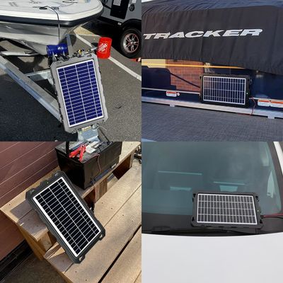 10W 12V Bateria solar Trickle Carregador Bateria alimentada Manutenção Marinha