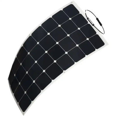 Painel solar fotovoltaico flexível multifuncional 12V 24V 110W para carro casa barco