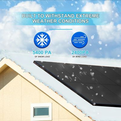 Kit de painéis solares bifaciais monocristalinos fotovoltaicos de 400W 10BB