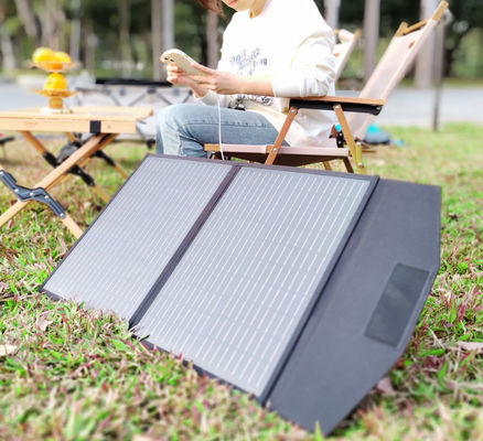 FT60 painel solar dobrável de 60w cobertor de carregador à prova d'água IP65 com preto