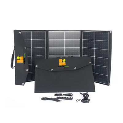 Quebra-cabeça solar portátil e dobrável monocristalino 100W para casa