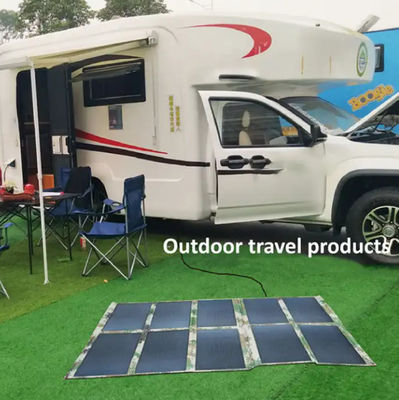 Painel de cobertores solares dobráveis monocristalinos de 200 Watt para acampamento
