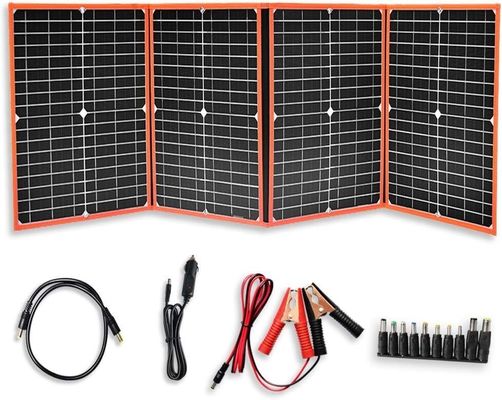 80W painel solar portátil de mochila dobrável carregador leve para o exterior