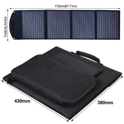 Modulo de painel solar portátil à prova d'água de 140W 12V Célula de silício monocristalino