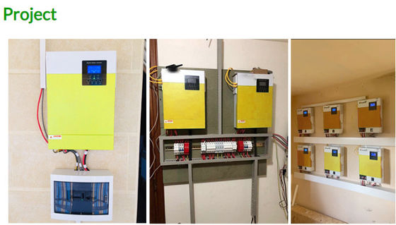 FT3000 Inverter fora da rede Inverter solar de onda sinusal pura 3KW 110/120VAC com amarelo