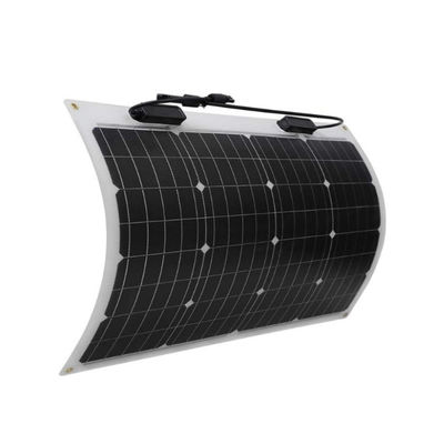 Painel Solar Flexível Monocristalino Semi-flexível 12 Volts Para RV Marinho 4WD
