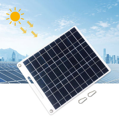Painel solar portátil de silicone policristalino dobrável para caminhadas módulo solar 30W