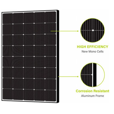 250W 15V painel solar monocristalino flexível para RV Marine