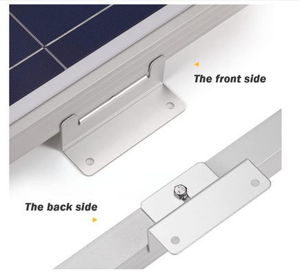 16 unidades Campervans Acessórios de painéis solares Kit de suporte de montagem para telhado de telhas