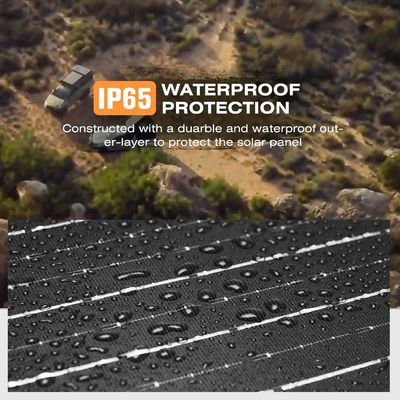 Kit de painéis solares portáteis para acampar