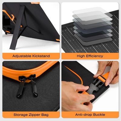 Kit de painéis solares portáteis para acampar