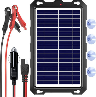 7.5W Carregador de bateria solar Rv portátil Bateria solar de automóvel Manutenção 12V
