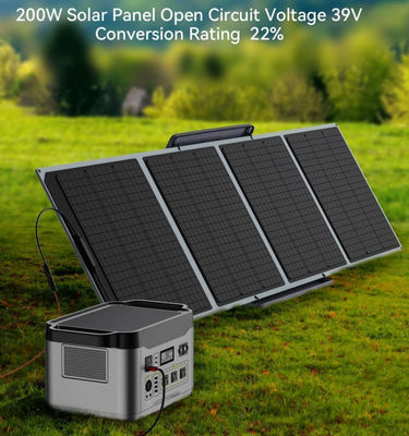 Sistema comercial de painéis solares dobráveis de 36V 160w MC4 para estações de energia RV Off Grid