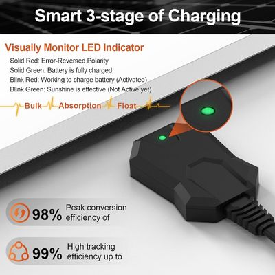 ODM Trickle Carregamento Solar Carregador Portátil Manutenção 10W 12V