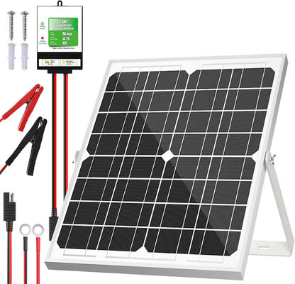 20W 12V painel solar carregador de bateria trickle mantentor para motocicleta automóvel