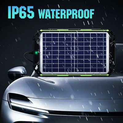 10W 12V Waterproof Solar Battery Charger Maintainer para Car Boat Marine RV