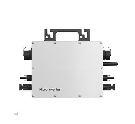 600W 2000W Micro Inverter Solar Classe I Para Centrais Elétricas de Balcão com preto e branco