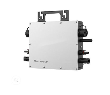 600W 2000W Micro Inverter Solar Classe I Para Centrais Elétricas de Balcão com preto e branco