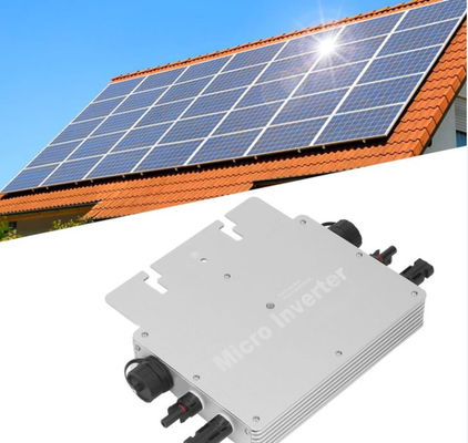600W 2000W Micro Inverter Solar Classe I Para Centrais Elétricas de Balcão com preto e branco