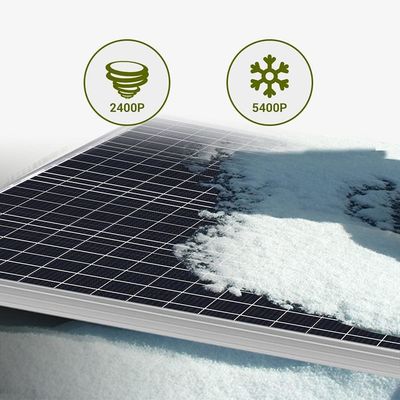 100W 12V 9BB Balcão fotovoltaico Painéis solares para RV Autocaravanas Barco marítimo