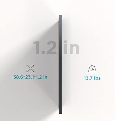 12V 100W resistente à água painel solar rígido módulos fotovoltaicos mono alta eficiência