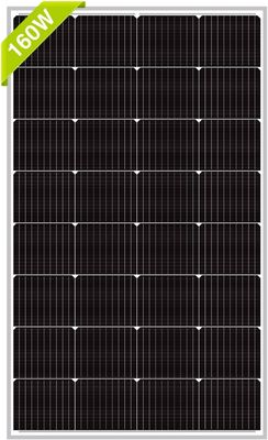 Modulo de célula fotovoltaica monocristalina de 160W fora da rede