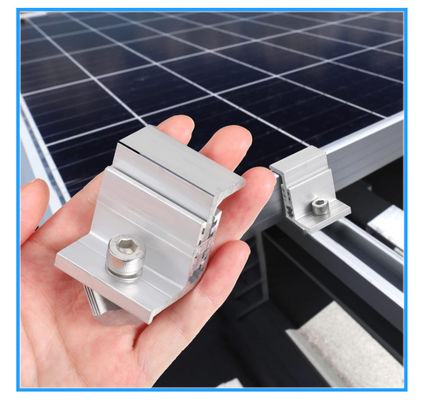 Acessórios de painéis solares ajustáveis Kit de canalização de aterramento para sistema de montagem fotovoltaica