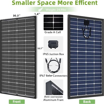 200W painéis solares monocristalinos Pv módulo 12V 10BB para RV casa