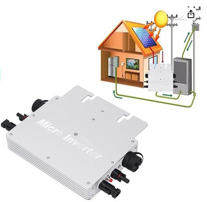 IP65 3000W 6000W Micro Inverter Solar On Grid AC120V 230V com branco e preto