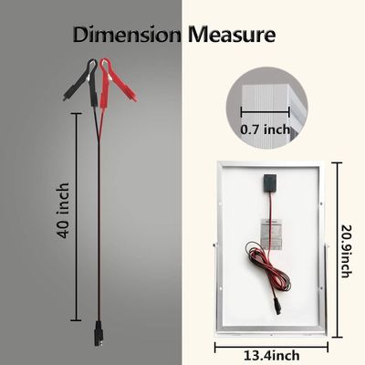 30 Watt 24V Kit de painel solar Trickle Carregador Controlador de manutenção