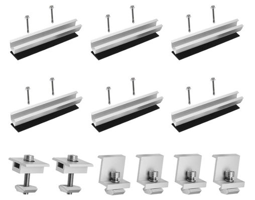 Acessórios para painéis solares de alumínio leve e à prova d'água Acessórios para painéis solares Z Brackets 12CM