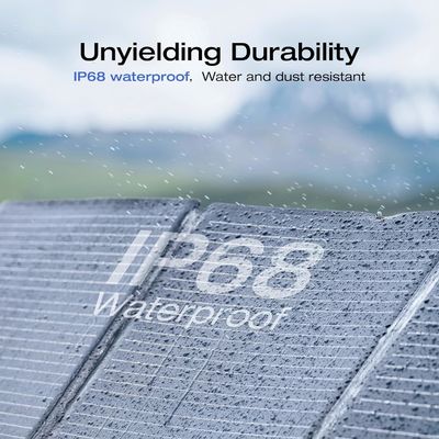 220 Watt Painel Solar Portátil Dobrável Bifacial Monocristalino Para Exterior