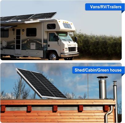 Kit de painéis solares monocristalinos MPPT Off Grid 400 Watt 12V