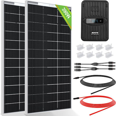 Kit de painéis solares monocristalinos MPPT Off Grid 400 Watt 12V