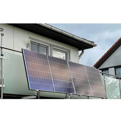 Sistema de módulo fotovoltaico monocristalino de painel solar de varanda de 600W na rede