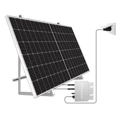 Sistema de módulo fotovoltaico monocristalino de painel solar de varanda de 600W na rede