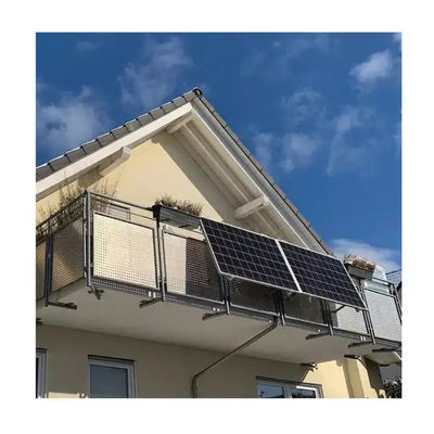 Sistema de módulo fotovoltaico monocristalino de painel solar de varanda de 600W na rede