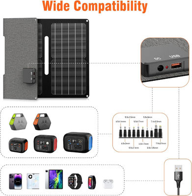 30 Watt Balcão Portátil Painéis Solares Monocristalino Silício Impermeável