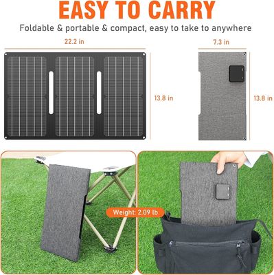 30 Watt Balcão Portátil Painéis Solares Monocristalino Silício Impermeável