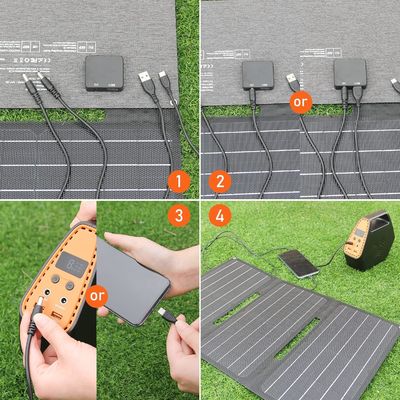 30 Watt Balcão Portátil Painéis Solares Monocristalino Silício Impermeável