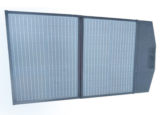 FT160 Sistema de carregador de células solares flexíveis portáteis 160W 18V com ABS preto