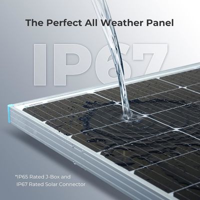 Painéis solares de balcão monocristalino fotovoltaicos 100 Watt 12V OEM